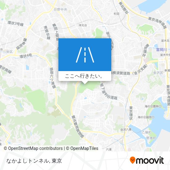 なかよしトンネル地図