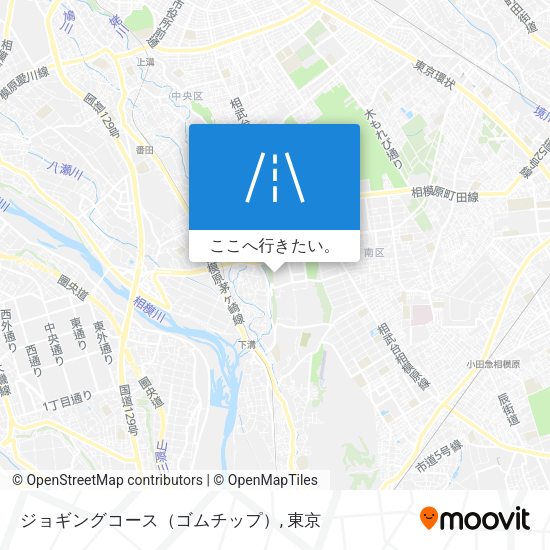 ジョギングコース（ゴムチップ）地図