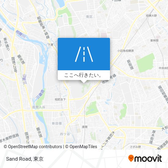 Sand Road地図