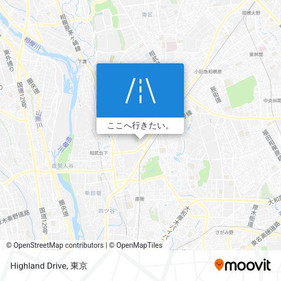 Highland Drive地図