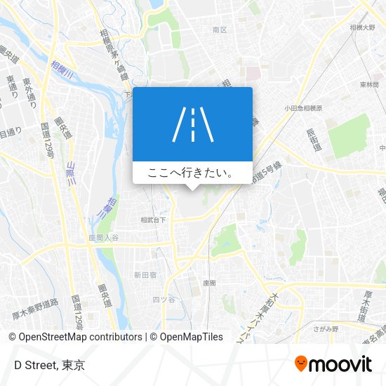 D Street地図