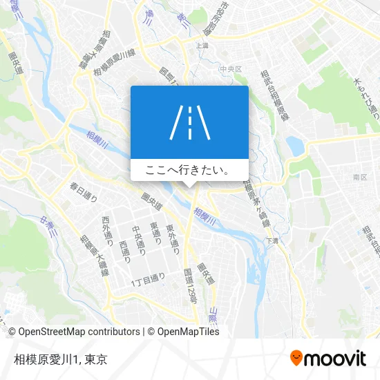 相模原愛川1地図