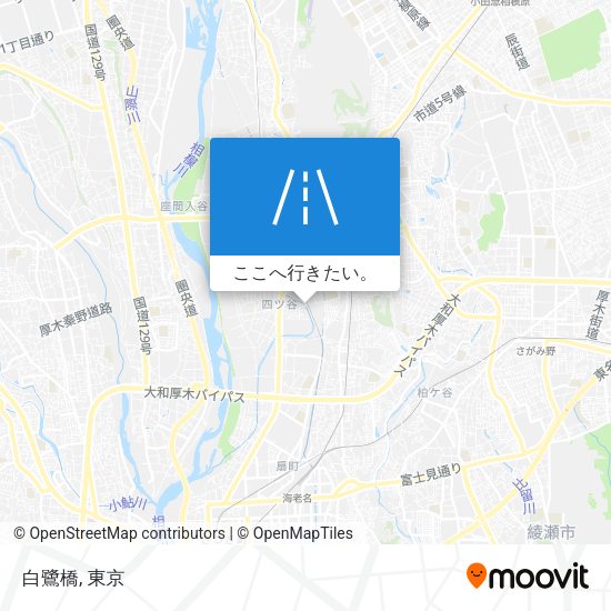 白鷺橋地図
