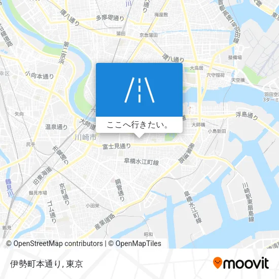 伊勢町本通り地図