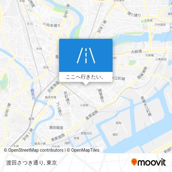 渡田さつき通り地図