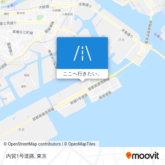 内貿1号道路地図