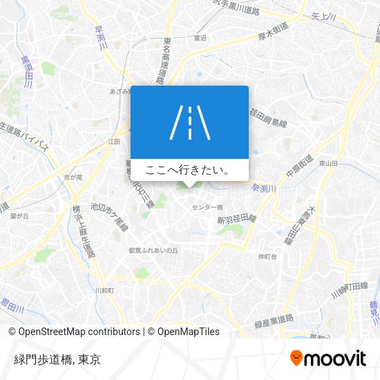 緑門歩道橋地図
