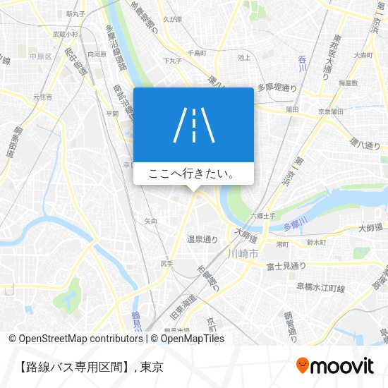 【路線バス専用区間】地図