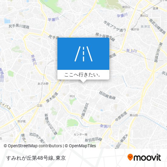 すみれが丘第48号線地図