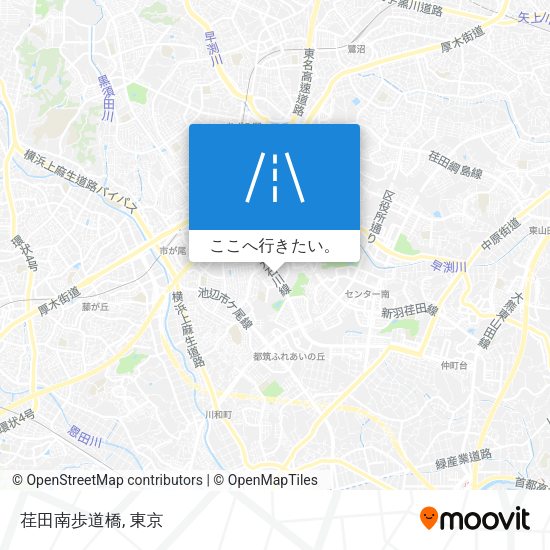 荏田南歩道橋地図