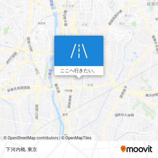 下河内橋地図