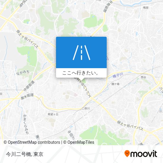 今川二号橋地図