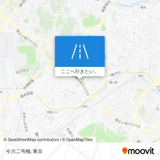 今川二号橋地図
