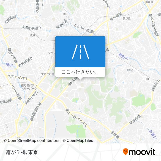 霧が丘橋地図