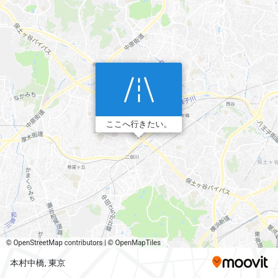 本村中橋地図
