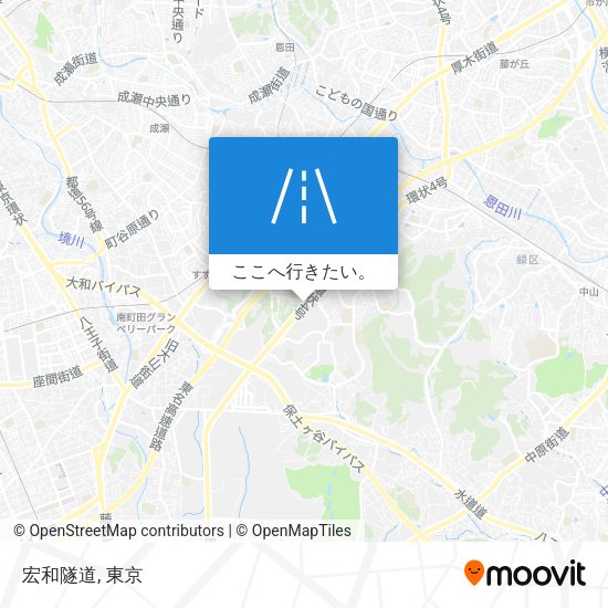宏和隧道地図