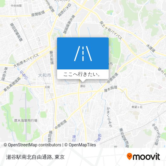 瀬谷駅南北自由通路地図