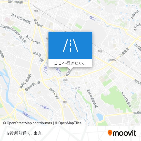 市役所前通り地図