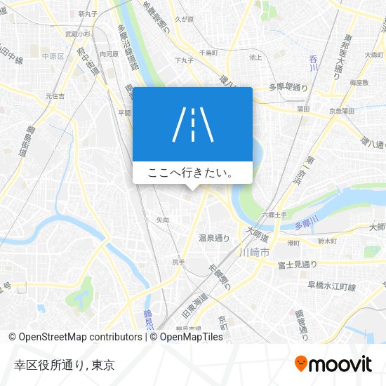 幸区役所通り地図