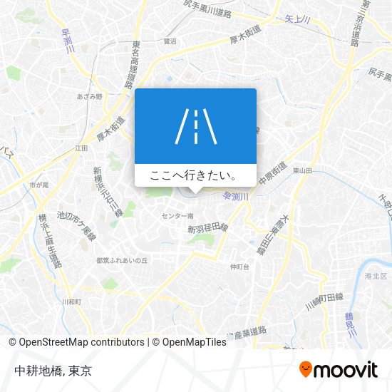 中耕地橋地図
