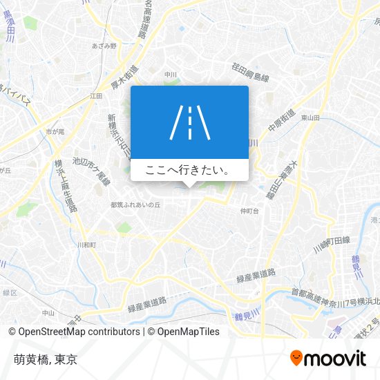 萌黄橋地図