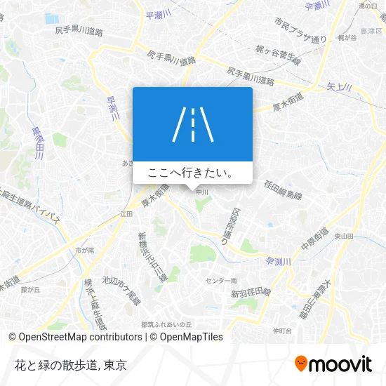 花と緑の散歩道地図