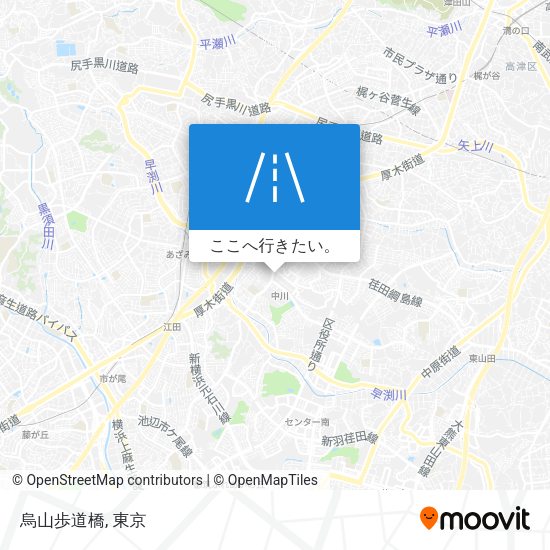 烏山歩道橋地図