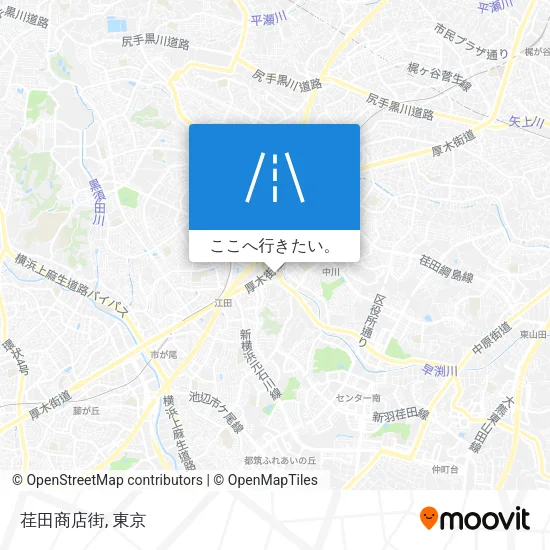 荏田商店街地図