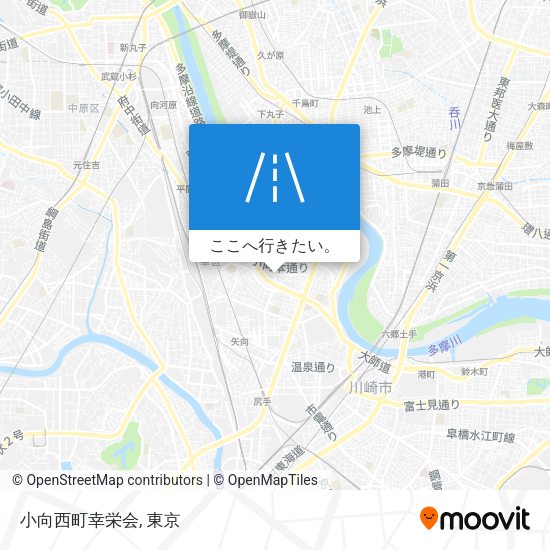 小向西町幸栄会地図