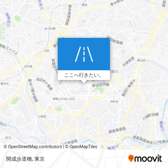 開成歩道橋地図