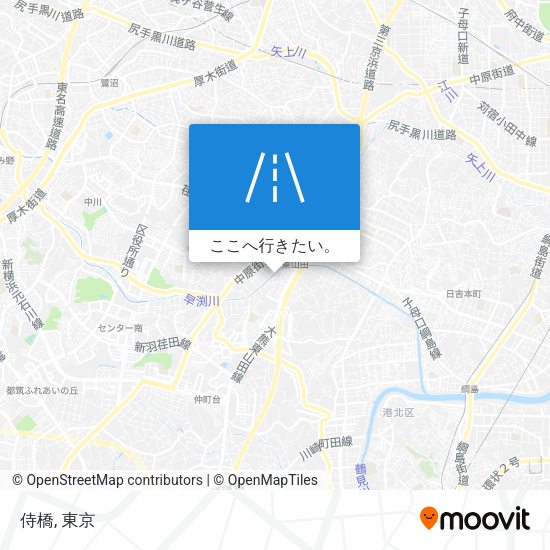 侍橋地図
