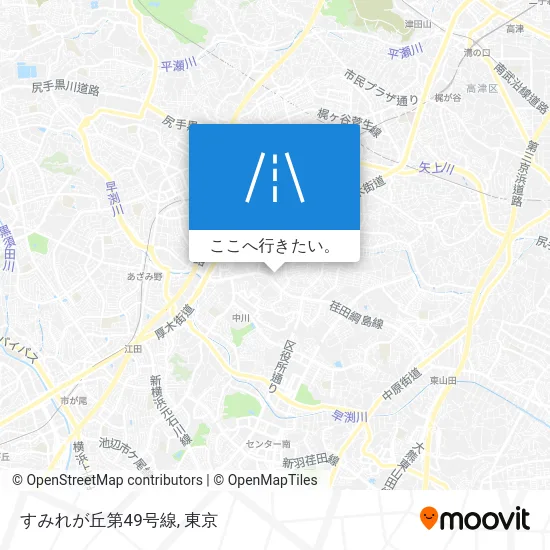 すみれが丘第49号線地図
