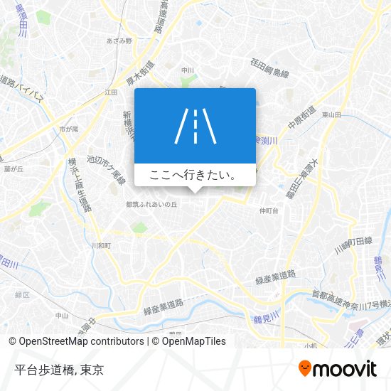 平台歩道橋地図