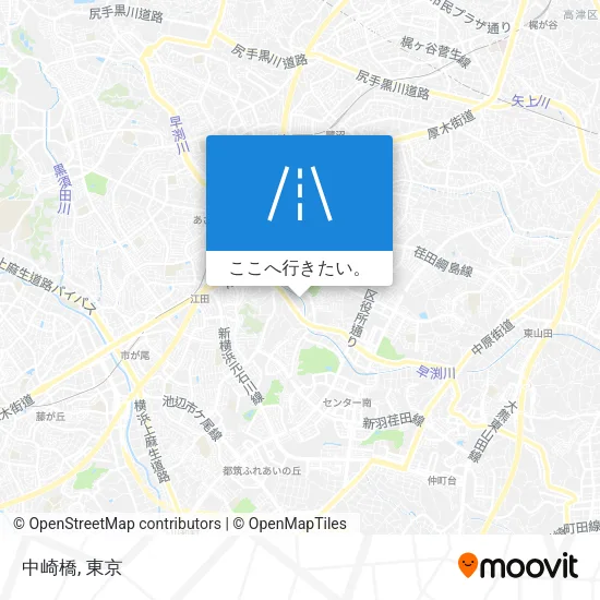 中崎橋地図