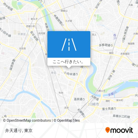 弁天通り地図