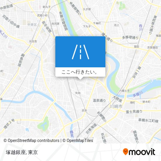 塚越銀座地図