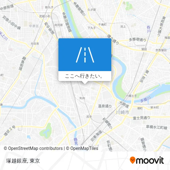 塚越銀座地図