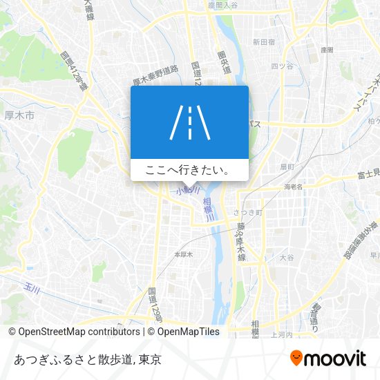 あつぎふるさと散歩道地図