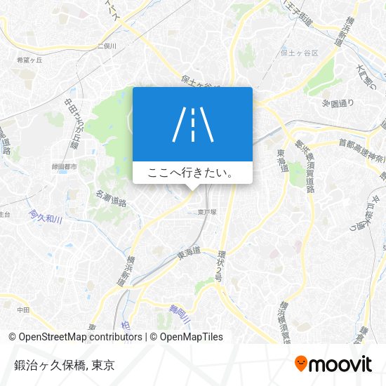 鍛治ヶ久保橋地図