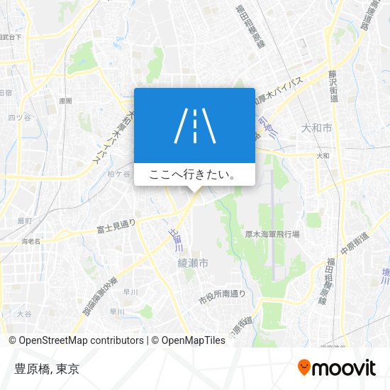 豊原橋地図