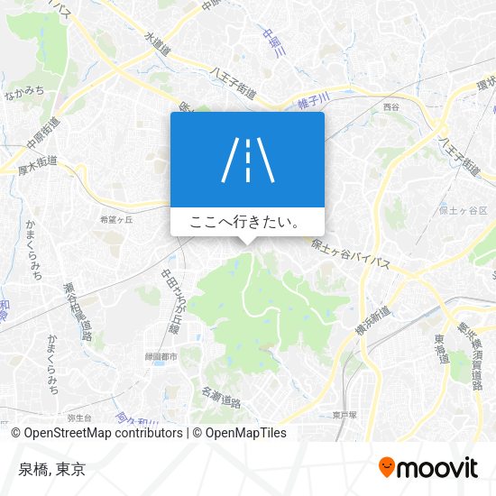 泉橋地図