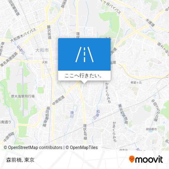 森前橋地図
