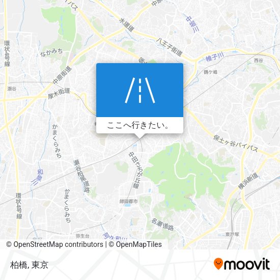 柏橋地図
