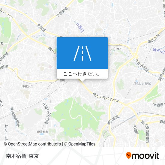 南本宿橋地図