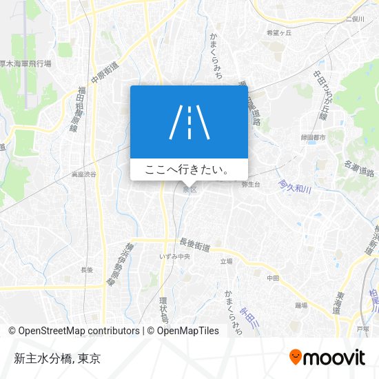 新主水分橋地図