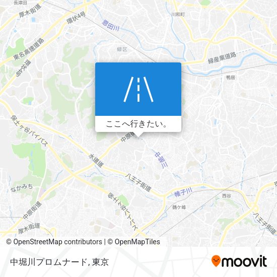 中堀川プロムナード地図