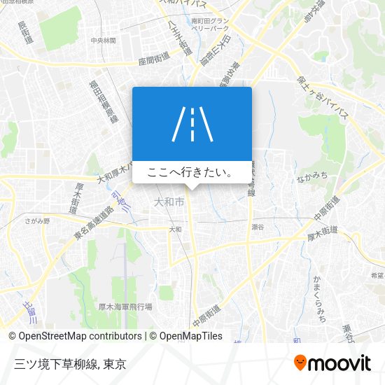 三ツ境下草柳線地図