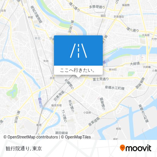観行院通り地図