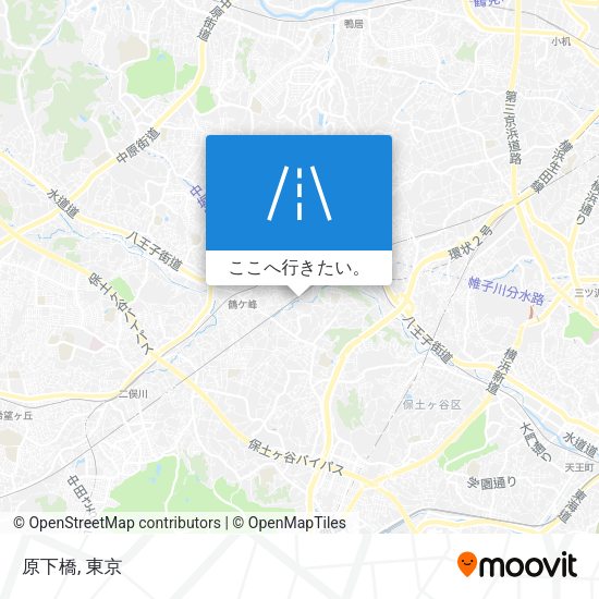 原下橋地図