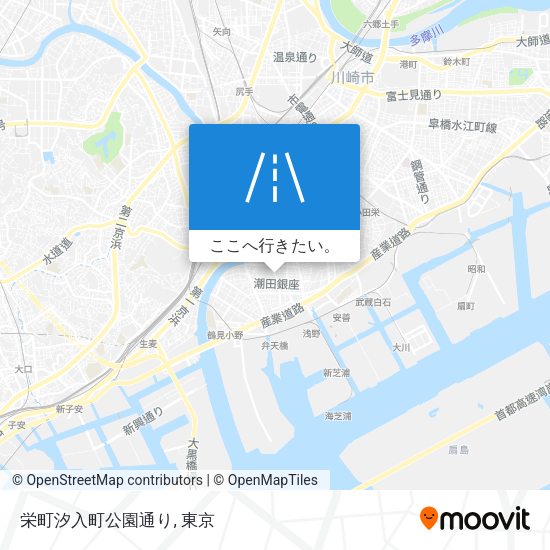 栄町汐入町公園通り地図